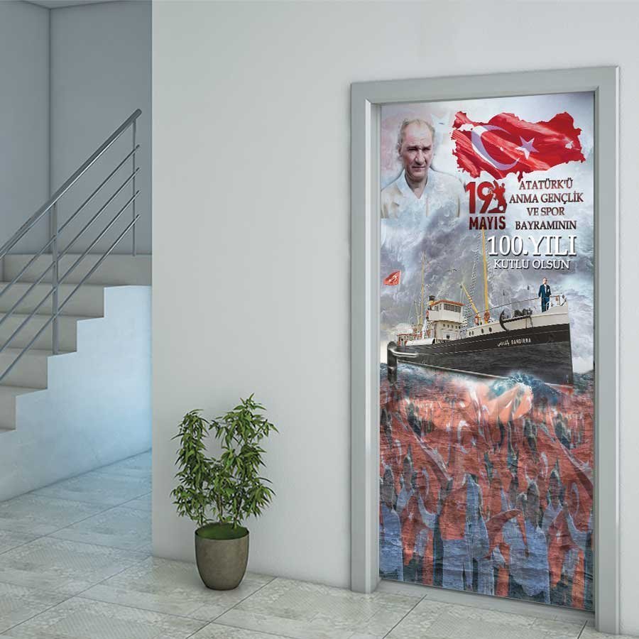 Atatürk Ve 19 Mayıs Kapı Giydirme