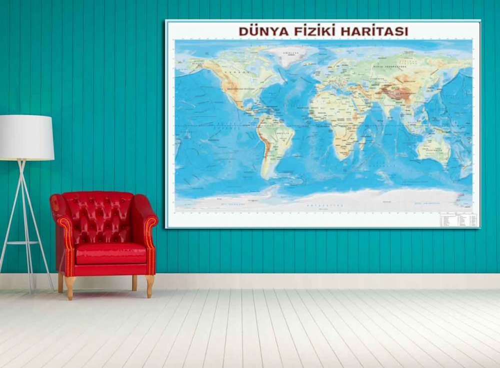 Dünya Fiziki Haritası