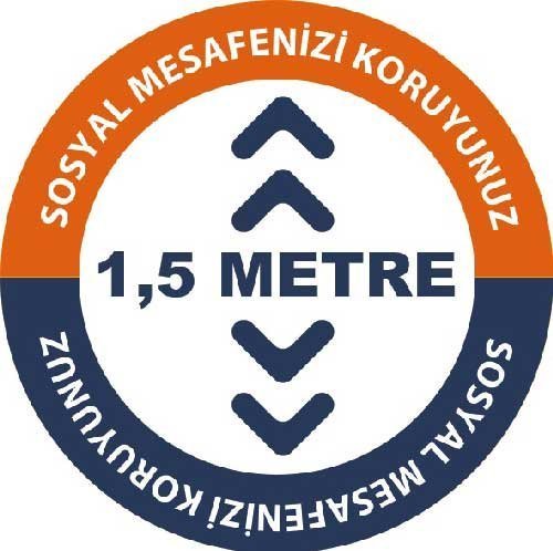 Korona Virüs Sosyal Mesafe Etiketi