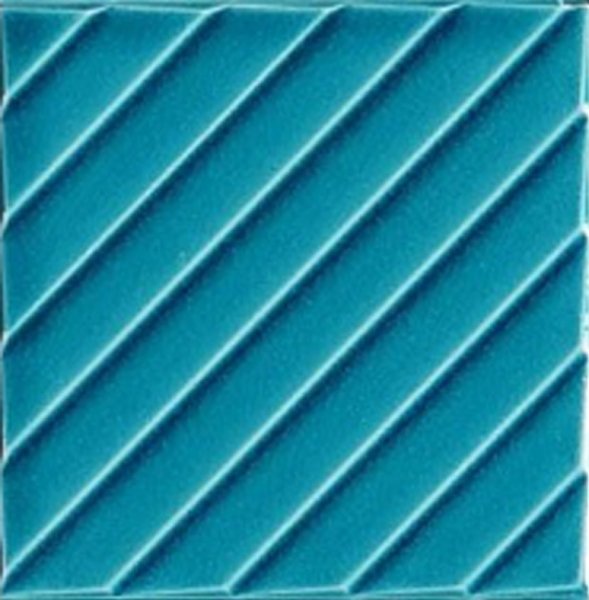 Armada Çini 20x20 Cm Linea Turkuaz Modern Desenli Çini Seramik Karo