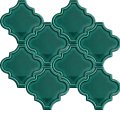 Armada Çini 12x12 Ottoman Rölyefli Arabesk Yeşil Çini 