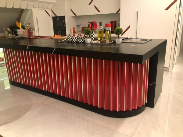 Armada Çini 10X100 Bar Önü Kırmızı Çini Seramik