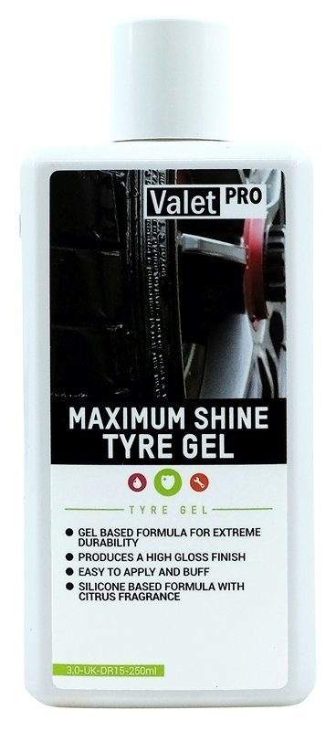 Valet Pro Maximum Shine Tyre Gel Lastik Parlatıcı Jel 250 ml