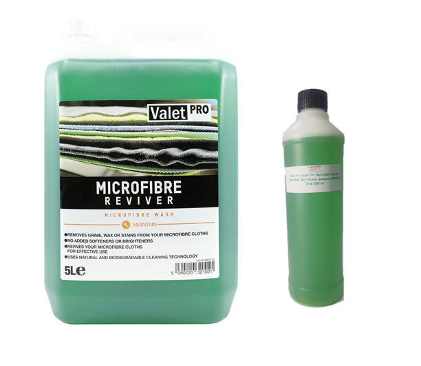 Valet Pro Microfibre Mikrofiber Bez Yıkama Şampuanı Bölünmüş 500 ml