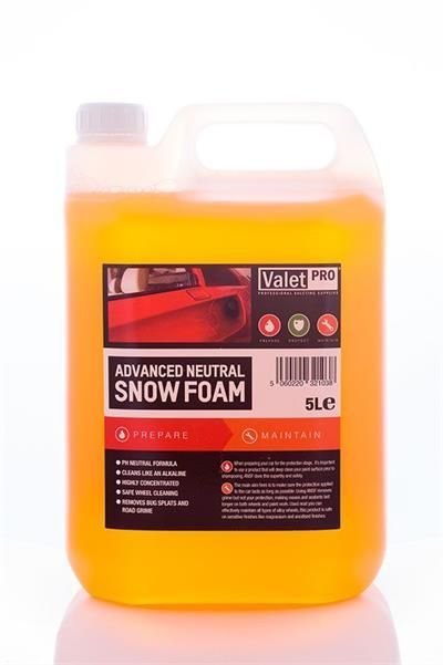 Valet Pro Advanced Neutral Snow Foam  Yoğun ve Güvenli Yıkama Köpüğü  5 lt