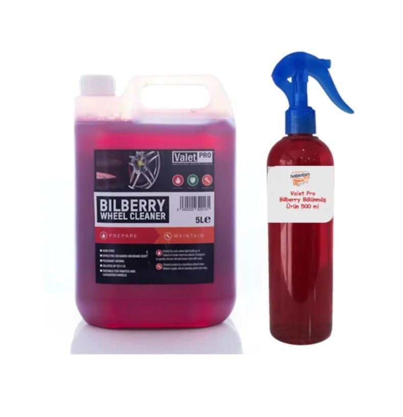 Valet Pro Bilberry Wheel Cleaner Jant Temizleyici Bölünmüş Ürün 500 ml