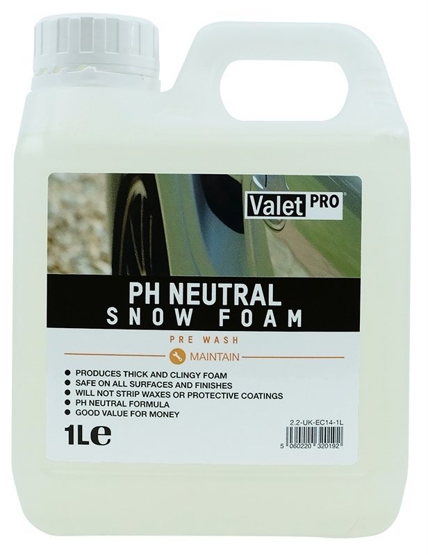Valet Pro Ph Neutral Snow Foam Güvenli Yıkama Köpüğü 1 lt