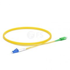 LC UPC to SC APC Simplex OS2 Single Mode PVC (OFNR) 2.0mm Fiber Optik Patch Kablo