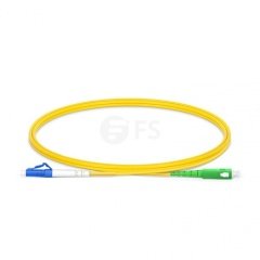 LC UPC to SC APC Simplex OS2 Single Mode PVC (OFNR) 2.0mm Fiber Optik Patch Kablo