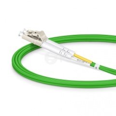LC UPC to LC UPC Duplex OM5 Multimode Wideband PVC (OFNR) 2.0mm Fiber Optik Patch Kablo