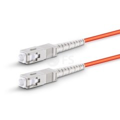 SC UPC to SC UPC Simplex OM1 Multimode PVC (OFNR) 2.0mm Fiber Optik Patch Kablo