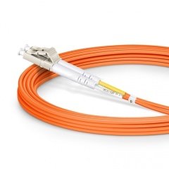 LC UPC to SC UPC Duplex 3.0mm PVC (OFNR) OM2 Multimode Fiber Optik Patch Kablo