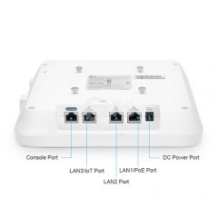AP-W6T6817C, Wi-Fi 6 802.11ax 6817 Mbps Wireless Access Point, Seamless Roaming & 4x4 MU-MIMO Tri-Band, Manageable via FS Controller or Standalone (PoE Injector İçinde)