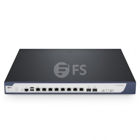 SG-5110 All in One Multi-WAN Security Gateway with 8 Gigabit Ethernet (GbE) Ports, 1x SFP, 1x SFP+, Up to 10 Gigabit WAN Ports, Built-in WLAN Controller, SPI Firewall, Routing, Load Balancing, IPSec/L2TP VPN and DoS Defense Supported