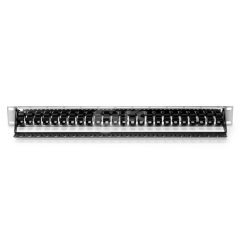 Cat6 Beslemeli Korumasız Patch Panel, 1U 24-Port