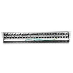 Cat6 Beslemeli Korumalı Patch Panel, 1U 24-Port