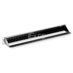 Cat5e Beslemeli Korumasız Patch Panel, 1U 24-Port