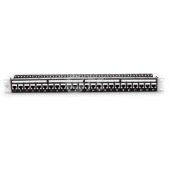 Cat5e Besleme Korumalı Patch Panel, 1U 24-Port