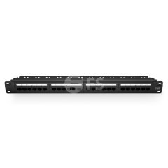 Cat6 110 Punch Aşağı Korumasız Patch Panel, 1U 24-Port