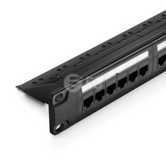 Cat5e 110 Punch Aşağı Korumasız Patch Panel, 1U 24-Port