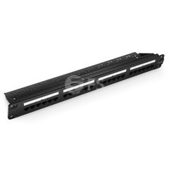 Cat5e 110 Punch Aşağı Korumasız Patch Panel, 1U 24-Port