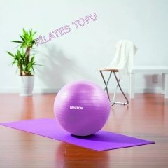 Leyaton Pilates Topu 75 cm Mor + Pompa