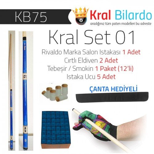 Bilardo Istakası ( Istaka + 2x Eldiven + 1 Paket Tebeşir + Istaka Ucu+ Hediye Çanta