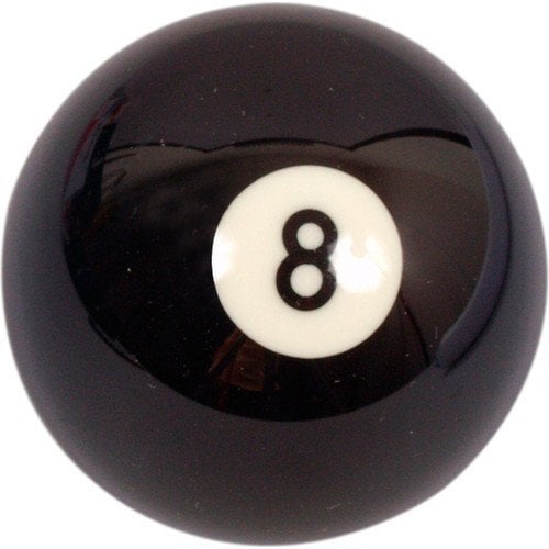 Bilardo Topu Belçika Tek Top Siyah No:8
