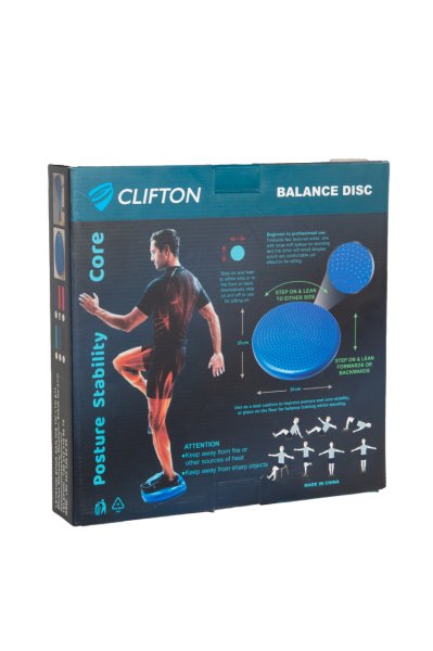 Clifton Denge Diski Balance Trainer Denge Topu Pilates Balans Disk Kırmızı