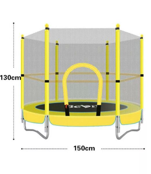 Trambolin Fileli Korumalı 152 Cm Kolay Kurulum