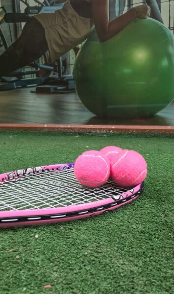 Werkon 1 Adet Antrenman Tenis Topu Pembe