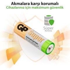 GP Super Alkalin 40'lı AA Boy Kalem Pil (GP15A-2VS40)