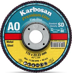 Karbosan 115x22.23 Premium Line AO SD Flap Disk Zımpara 40 Kum 982970
