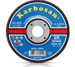 Karbosan ZR Flap Disk 180x22 60 Kum 930470