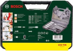 Bosch 2607017367 matkap seti dahil V-Line Titanium 103-parça