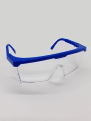 Viola Valente Koruyucu Iş Gözlüğü Şeffaf Cam Mavi Çerçeve VV400