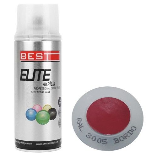 Best Elite Sprey Boya Bordo RAL3005 400ML