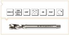 1/4''x28 unf norm.vid.helis mak.klav.2183/c 35'MTE