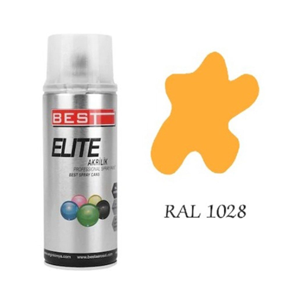 Best Elite Sprey Boya Kavun Sarı RAL1028 400ML