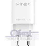 MINIX MX-C25W 25W USB-C ADAPTÖRÜ (BEYAZ)