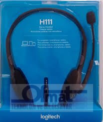 LOGITECH HDS 3.5MM H111 STEREO TEK JAK MİKROFON 3LÜ PAKET