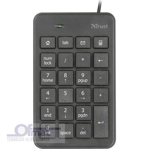 TRUST 22221 XALAS USN NUM PAD KEYBOARD