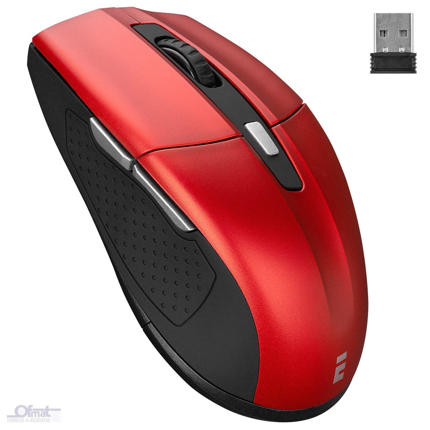 EVEREST SM-861 USB KIRMIZI  800/1200/1600 DPİ SÜPER SESSİZ KABLOSUZ MOUSE