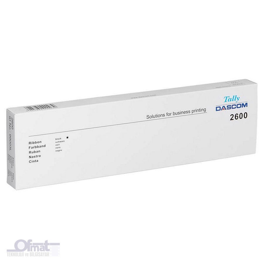 TALLY DASCOM 2600+   (99003L)   (DİSTRİBÜTÖR GARANTİLİ ORİJİNAL RİBON / ŞERİT )