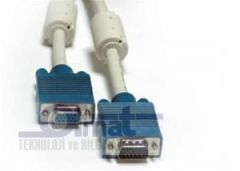 S-link Sl-vga10f 10 Mt. Vga Uzatma  Male / Famale Beyaz Görüntü Aktarım Kablosu