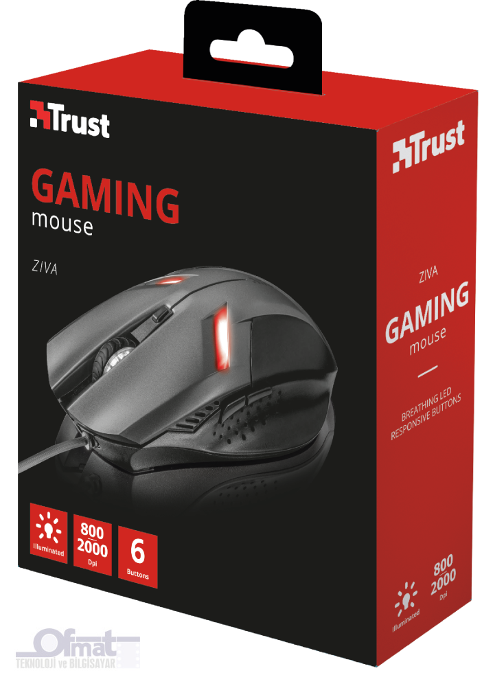 TRUST 21512 ZIVA GAMING MOUSE