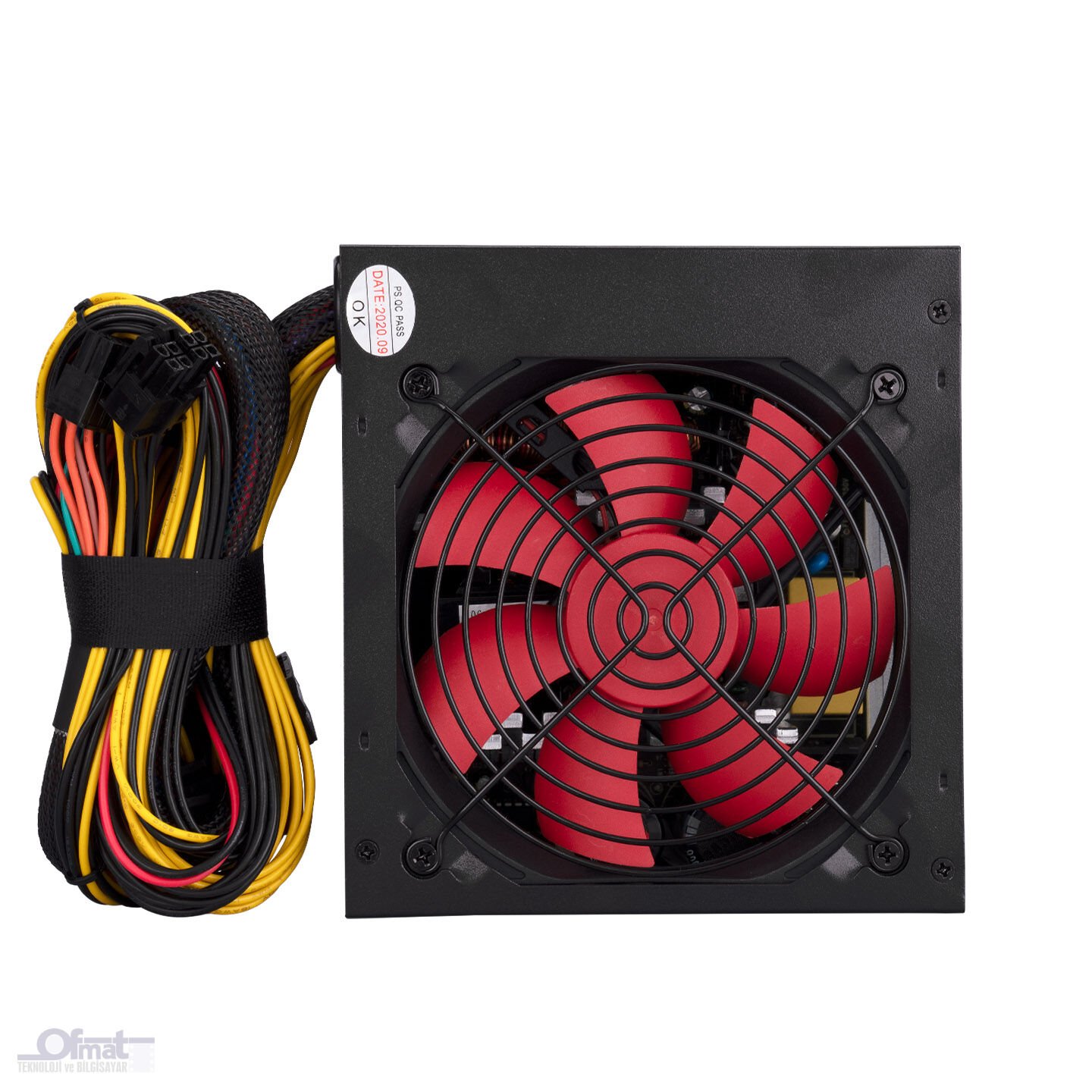 EVEREST EPS-500A REAL 500W PEAK-550W 4*SATA 12CM FAN OYUNCU PC DESTEKLİ POWER SUPPLY