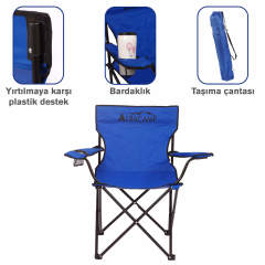 Albastar Soğutuculu ve Bardaklı Kamp Sandalyesi