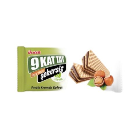 Ülker 9 Kat Tat Şekersiz 118Gr Fındıklı