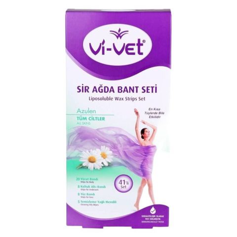 Vi-Vet Sir Ağda Bandı 41 Adet Azulen